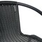 Flash Furniture Lila  Commercial Grade Black Rattan Indoor-Outdoor Restaurant Barstool, PK4 4-SDA-AD632032R-BK-GG - alternate 2